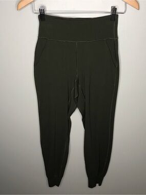 lululemon athletica Align Olive Green High-Waist Joggers Sz 4